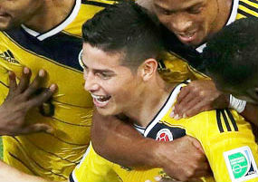 콜롬비아 로드리게스, 월드컵 최고 스타후보 등록