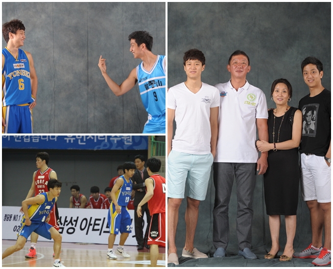 코트에서는 무서운 불호령이 장기인 허재 감독도 아들 허훈의 눈에는 어머니에게 꼼짝 못하는 아빠일 뿐이다. / 월간 점프볼, 한국대학농구연맹 제공