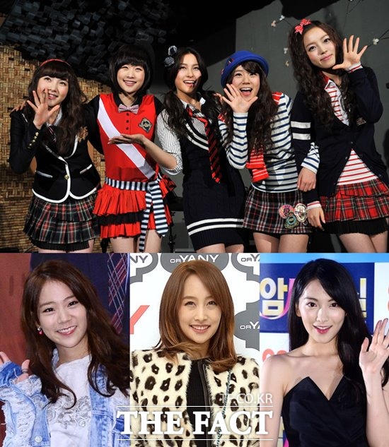 정상의 자리에 오른 카라. 카라는 5인조로 체제 정비 후 부르는 노래마다 크게 히트시키며 톱걸그룹으로 성장했다. /더팩트 DB, 남윤호 기자, 이새롬 기자