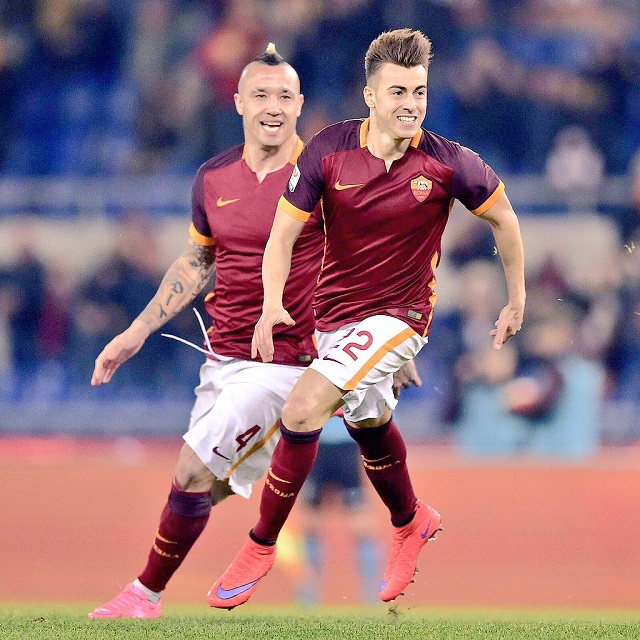 '로마맨 엘 샤라위!' 스테판 엘 샤라위가 18일 열린 2015~2016시즌 UEFA 챔피언스리그 16강 1차전 레알 마드리드와 홈 경기에서 선발로 출전해 64분 동안 그라운드를 누볐다. / 엘 샤라위 트위터 캡처