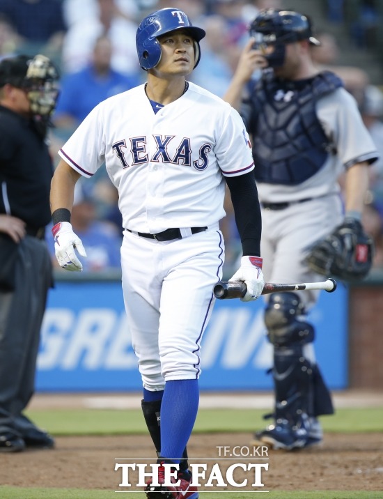 추신수가 마쓰이 히데키가 보유한 아시아 선수 최다홈런인 175개보다 9개 적은 166개로 바짝 근접했다. /더팩트DB