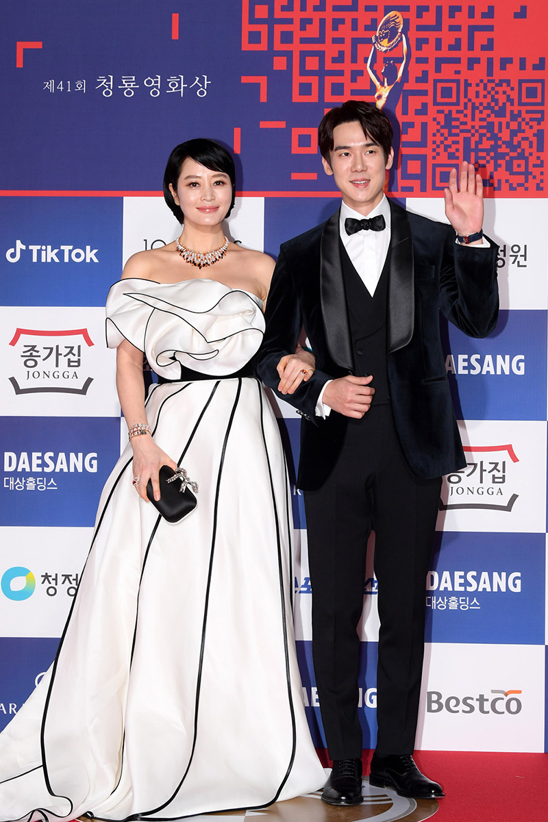 [포토] 김혜수-유연석, 빛나는 투샷