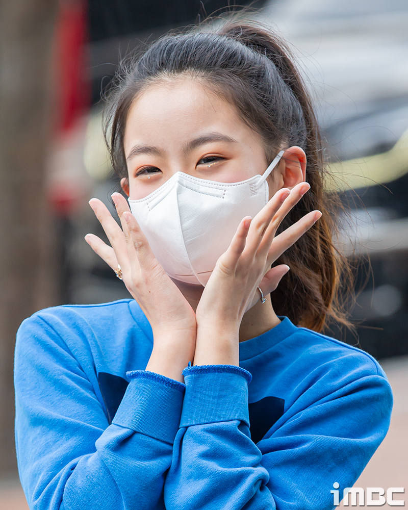 [포토] 오유진, 애교가득 '꽃받침~'