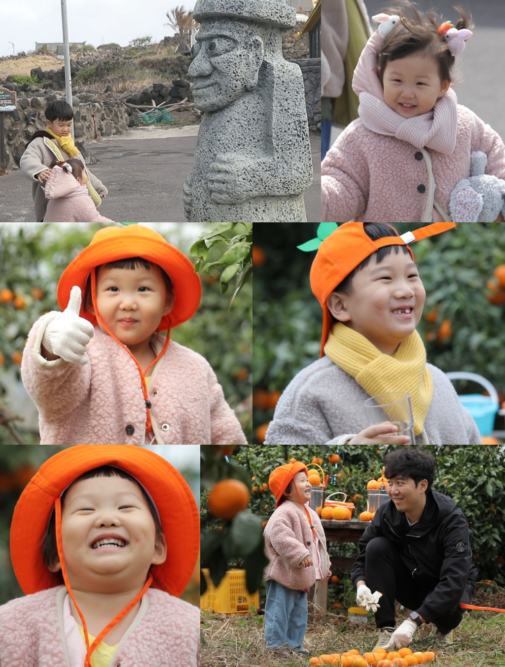 ‘슈돌’ 도경완 딸 하영, 귤모자 쓰고 깜찍 미소