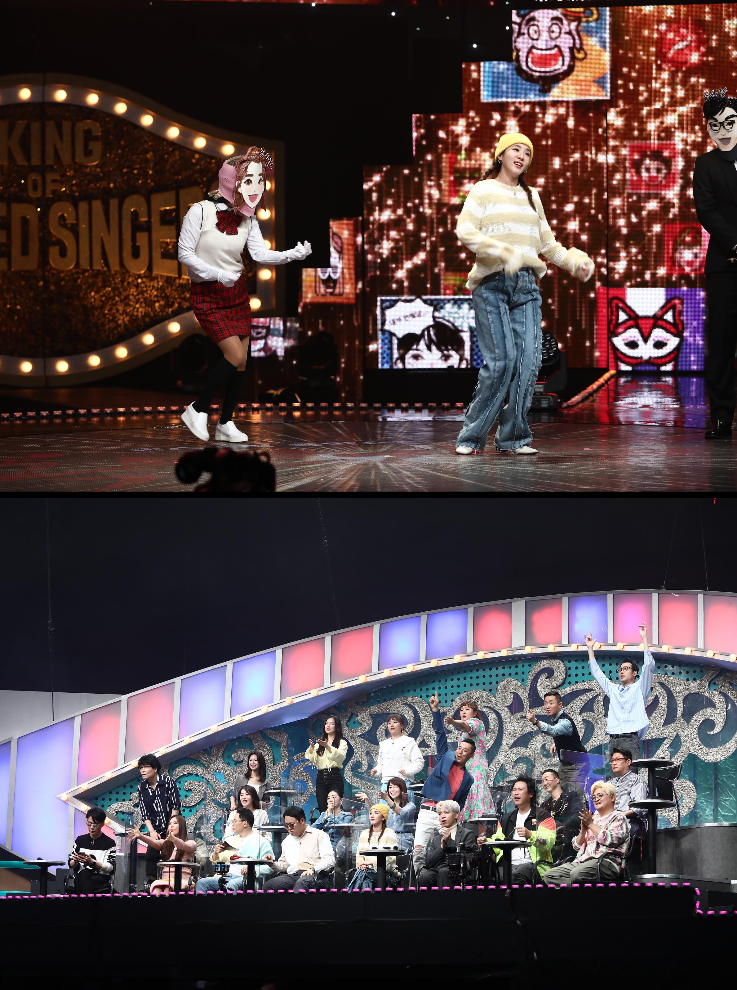 '복면가왕' 산다라박, 막춤+눕방 선보여… 승부욕 자극한 복면가수는 누구?