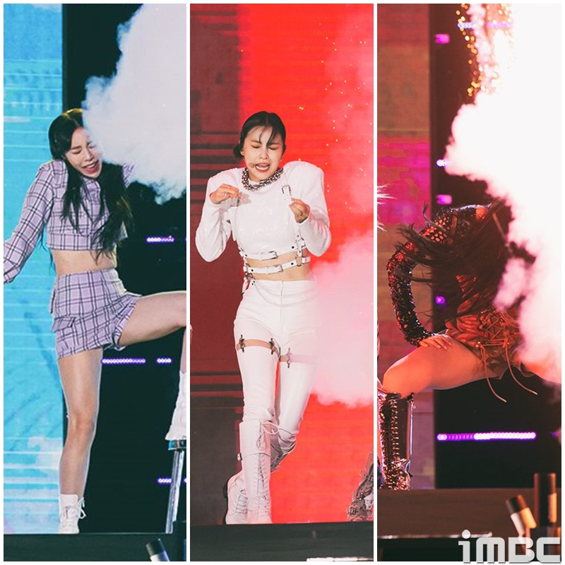 [움짤] 브레이브걸스-있지-에스파, "꺄아악!" 핵 폭탄급 '폭죽'으로 '깜놀' 한 순간 (2021 드림콘서트)