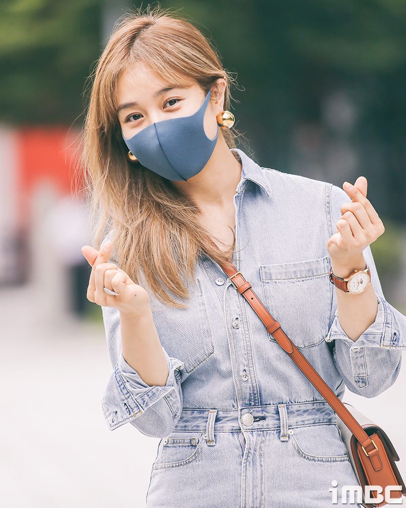 [포토] 옥주현, '블루레인' 올것 같은 진 원피스