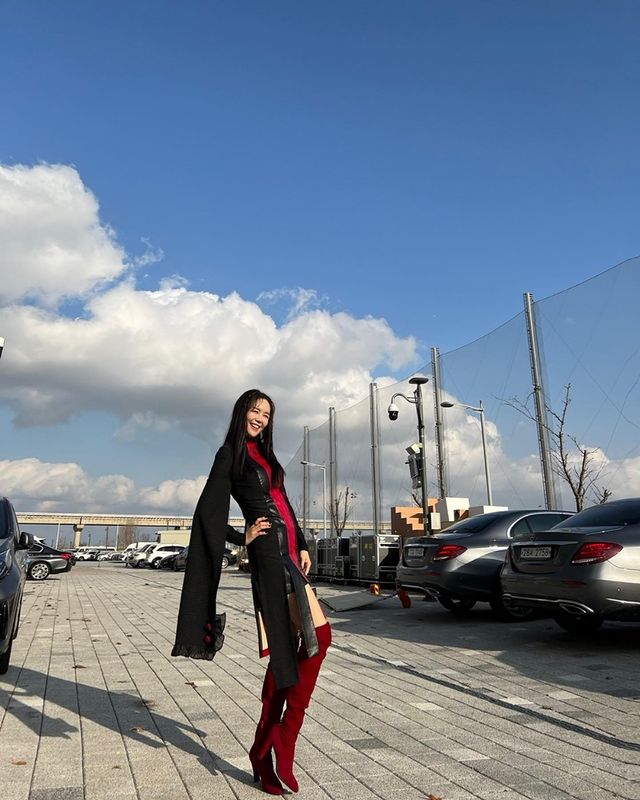 장영란, 우월 각선미 자랑…롱부츠도 '찰떡' [인스타]