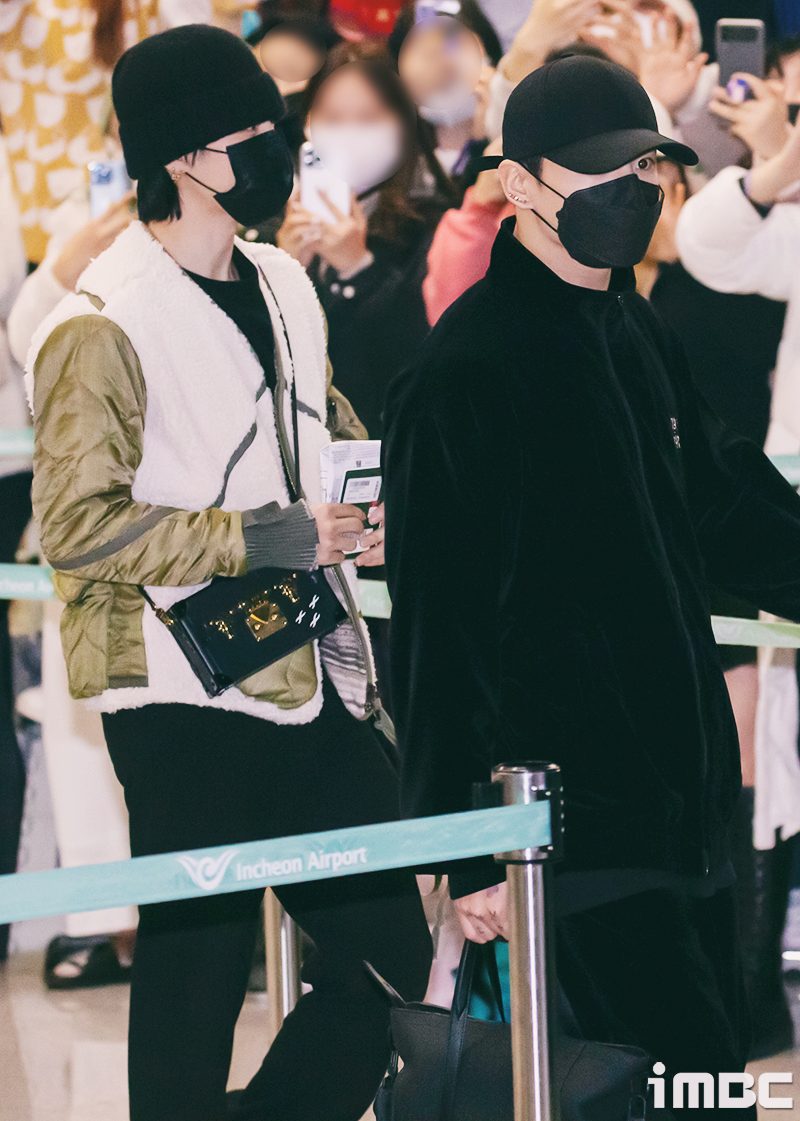 [포토] 방탄소년단 지민-정국, '아미들 기다렸어~?'