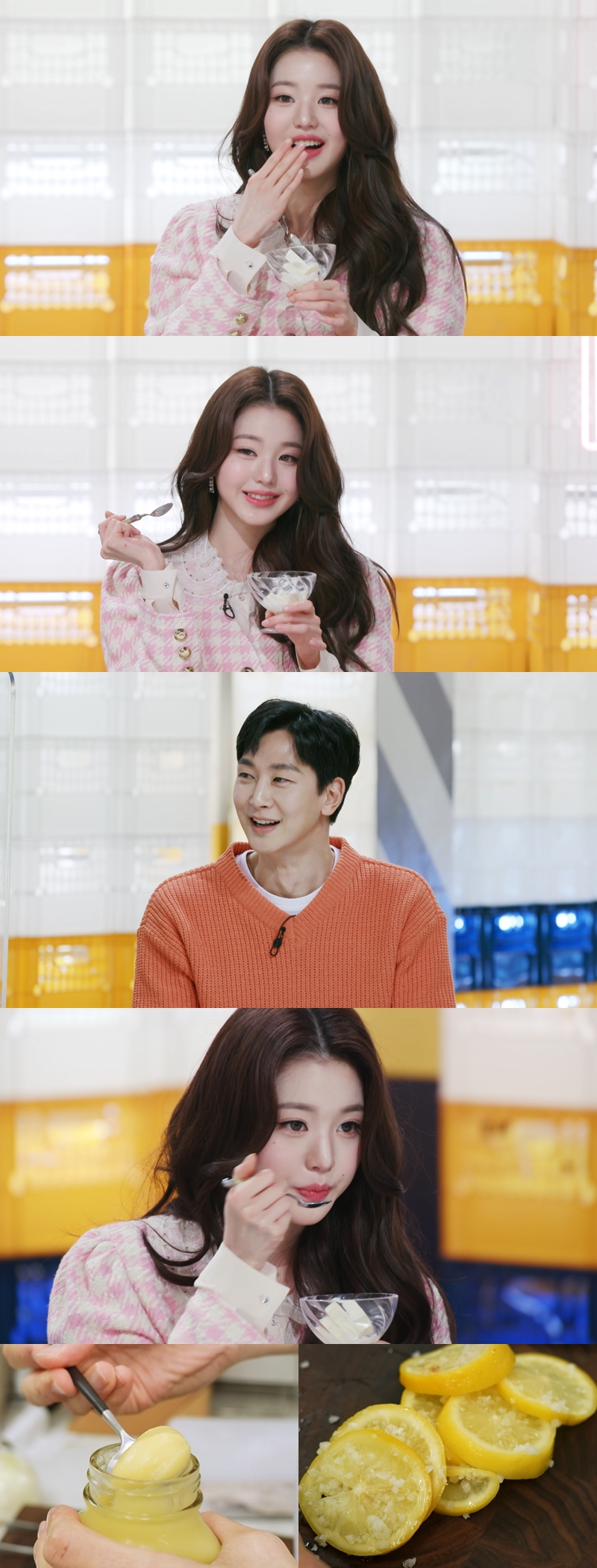 '편스토랑' 장원영, 즉석 디저트 CF 도전