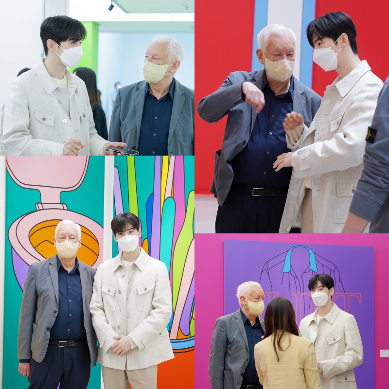 차은우, 마이클 크레이그 마틴展의  스페셜 오디오 도슨트 '재능 기부' 참여!