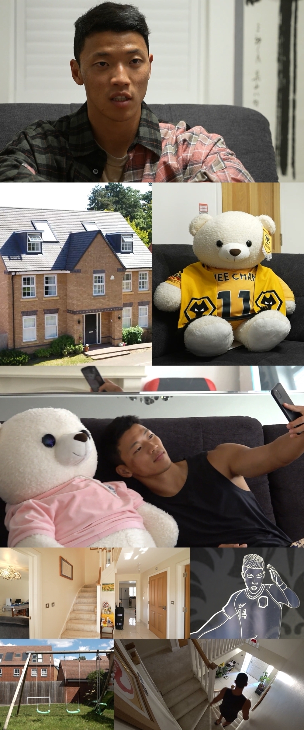 황희찬, 3층 단독 주택 공개…'축구 덕후' 설렘 유발(나 혼자 산다)