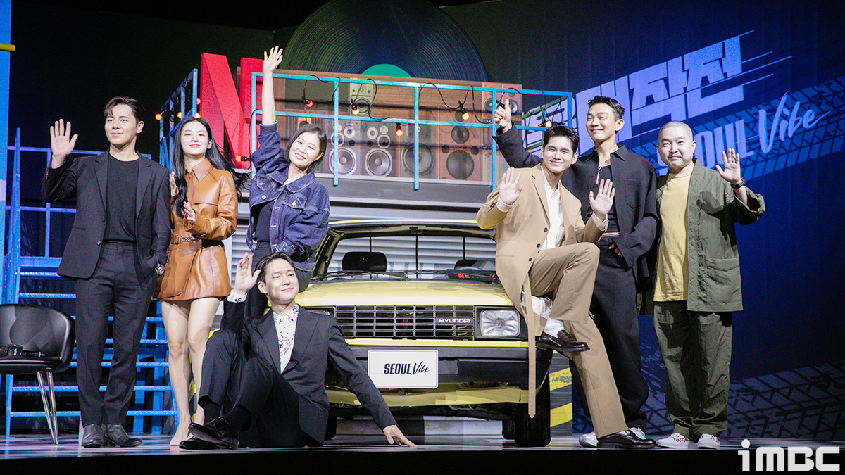 [포토] '서울대작전' 출연 주역들, '포니 픽업'과 함께