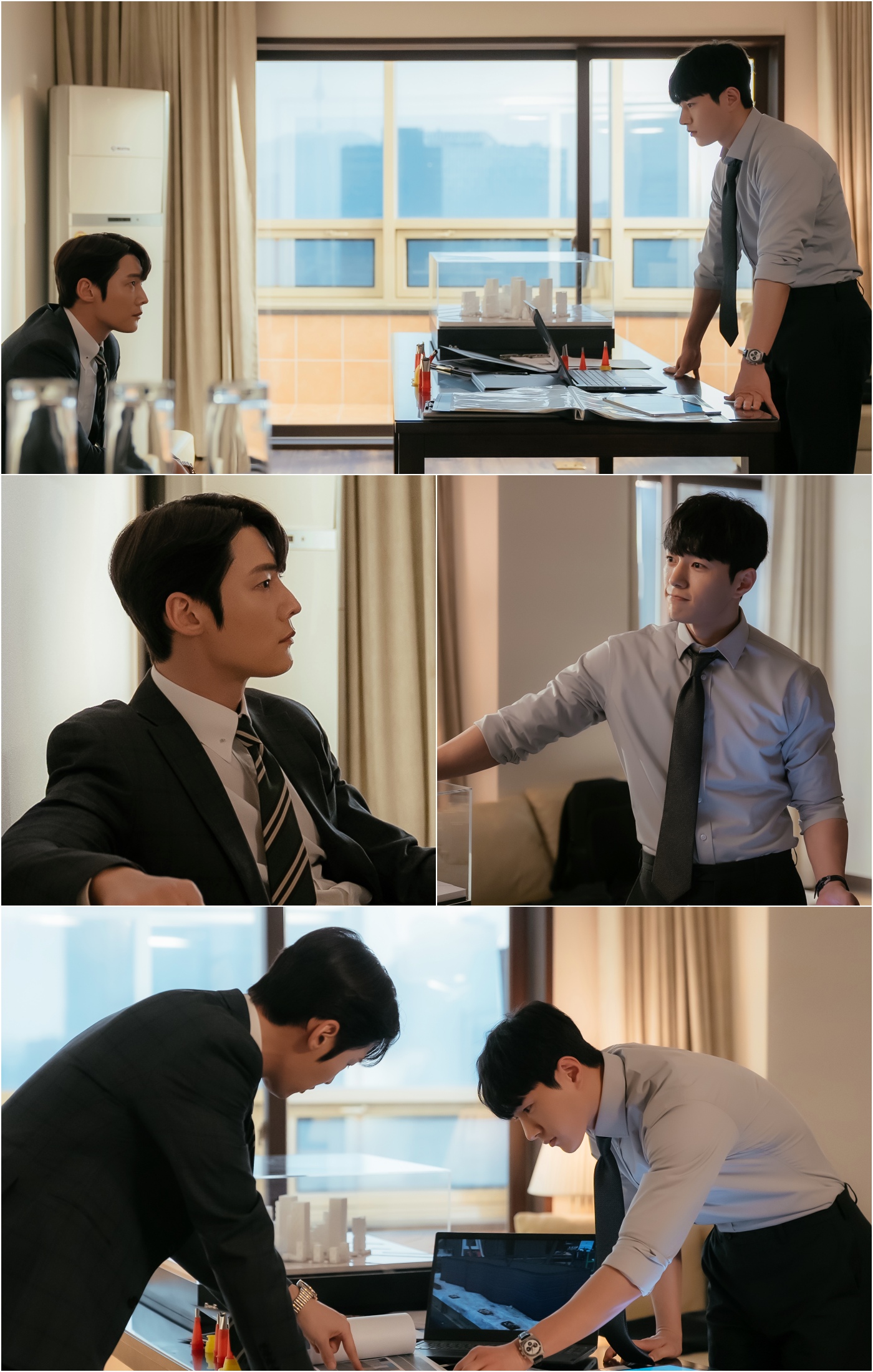 ‘넘버스’ 김명수-최진혁 ‘초 극비’ 공조 스틸 공개 “훈훈한 브로맨스”