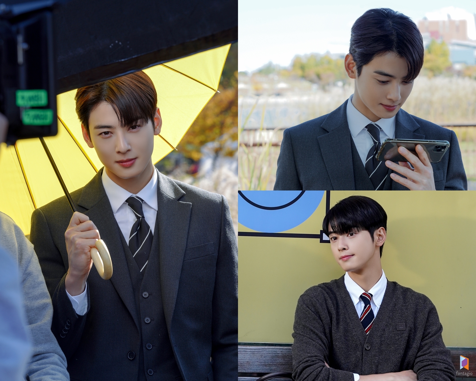 '오사개' 차은우, 캐릭터와 싱크로율 200% 비하인드 컷 공개!