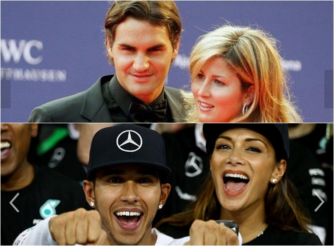 로저 페더러(위)-루이스 해밀턴 커플도 '유로스포트'의 선택을 받았다.