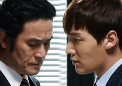 [포토뒷담화] <오만과 편견> 최민수-최진혁, 역전된 관계?