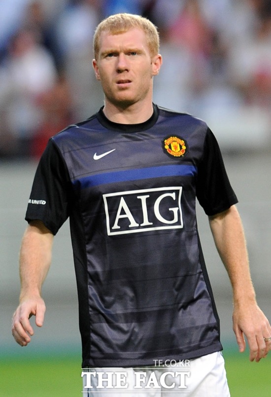 민망한 퇴장! 폴 스콜스는 지난 2008년 FC 제니트 상트 페테르부르크전에서 부끄럽게 그라운드를 떠났다. / 더팩트 DB