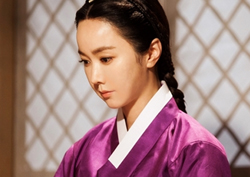 시선강탈! <화정> 악녀 김민서, '고고한 보랏빛 아우라'