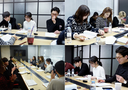 <한 번 더 해피엔딩> 제목처럼 '해피'한 대본리딩 현장?