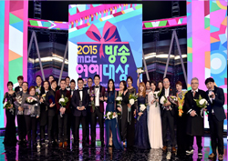 '2015 MBC 방송연예대상' 1부 11.8%, 2부 13.7% 시청률도 반짝 반짝!