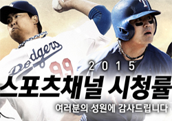 MBC스포츠플러스, 2015 스포츠채널 시청률 1위 달성!