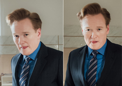 [포토] '존재감 폭발' 코난 오브라이언, 촬영장 속 깨알 '개그본능' <한번 더 해피엔딩>