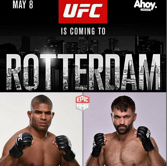 '오브레임 vs 알롭스키' 최근 UFC와 재계약에 성공한 오브레임이 5월 9일 네덜란드에서 팀 동료 알롭스키가 맞대결을 펼칠 것으로 보인다. / 알롭스키 인스타그램 캡처