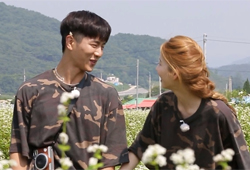 <우리 결혼했어요> 김진경-조타, 꿀 떨어지는 달달 '꽃밭 데이트'