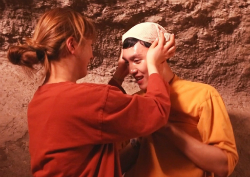 <우리 결혼했어요> 찜질방 안에서 푸시업하는 최태준, 뜨겁게 달아오른 두 뺨! 무슨 일?