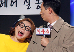 <개그콘서트> 이슈엔 발빠르게~ 'BBC 방송사고' 패러디한다 