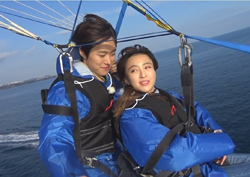 <우리 결혼했어요> 공명-정혜성, 결혼 기념 '페러세일링' 현장 공개!