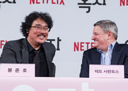 <옥자> 봉준호 "칸 영화제, 박찬욱 워낙 공명정대하고 섬세해서 소신껏 심사할 것"