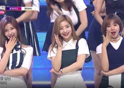 [쇼 챔피언 리뷰] ‘찌릿찌릿’ 트와이스, 세븐틴·싸이 꺾고 2주 연속 1위!