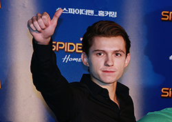 [포토] <스파이더맨 : 홈커밍> 톰 홀랜드, "한국 최고!"