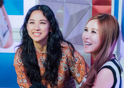 [포토로 미리보는 라디오스타] 이효리와 보스 시스터즈, '유혹? 10분도 길어요!'