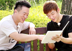 <냄비받침> 이용대-김태균, 딸vs아들 '비주얼부심 맞대결'