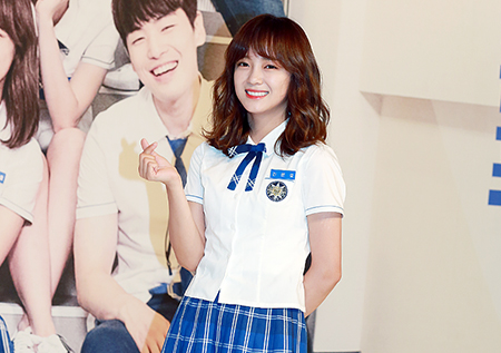 [포토] <학교 2017> 김세정, "첫 연기 도전 응원해주세요!"