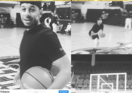 <무한도전> 세스 커리, 초대형 농구 골대 ‘내 마음속에 저장~’