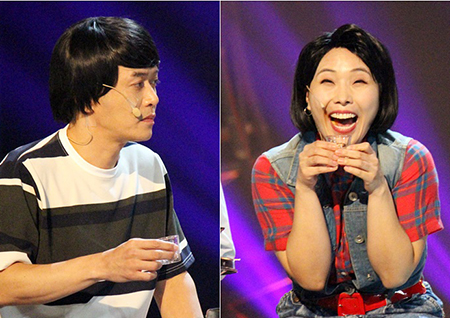 <개콘> '대화가 필요해 1987’ 신봉선, 술잔 테러 포착! ‘경악’ 