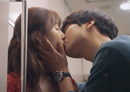 <사랑의 온도> 서현진-양세종, 설렘 가득 '열차 키스'