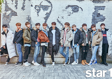 워너원, 겨울 다운 입고 매력 발산! ‘올 겨울도 나야 나~’