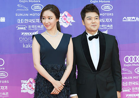 [포토] <더서울어워즈> 김아중-전현무, 당당한 오늘의 두MC