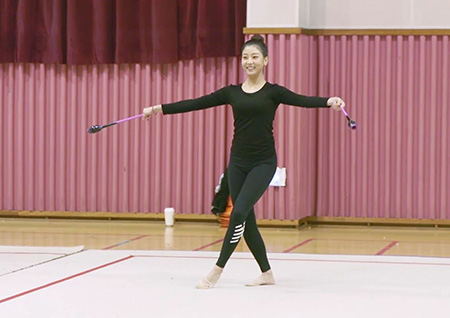 [아육대 연습영상⑨] CLC 장승연, 블랙&핫핑크 리듬체조 여신 탄생 예고!