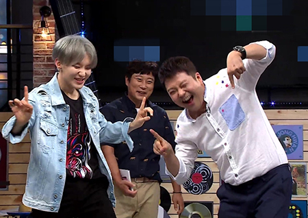 '뜻밖의 Q' 전현무-세븐틴 호시, 같은 춤 다른 느낌! '루시퍼' 콜라보 무대