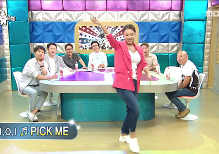 ‘라디오스타’ 배윤정, 카라 ‘미스터’부터 I.O.I 'PICK ME'까지 안무 메들리 선보여 ‘시선집중’