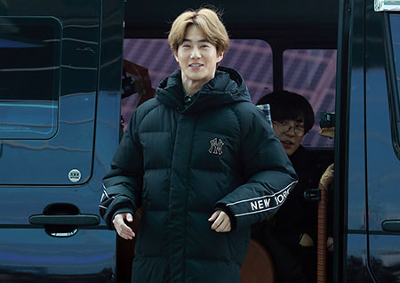 [포토] 엑소 수호, 함박웃음 지으며 등장