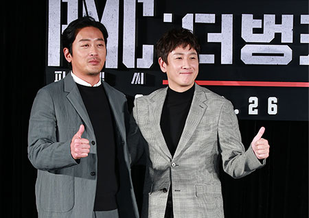 [포토] 'PMC:더벙커' 하정우-이선균, 더티섹시와 인텔리섹시의 만남