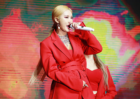 [포토] EXID LE, 카리스마 뿜뿜 무대 위 모습