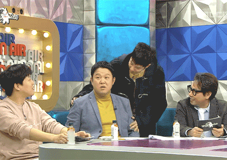 [움짤] 피오, 김구라 무장해제 #볼 뽀뽀